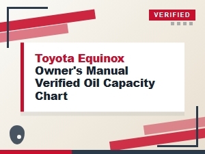Toyota Engine Oil Capacity and Compatibility Chart